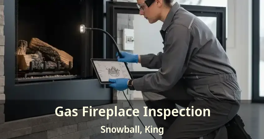 Gas Fireplace Inspection Snowball, King - ON