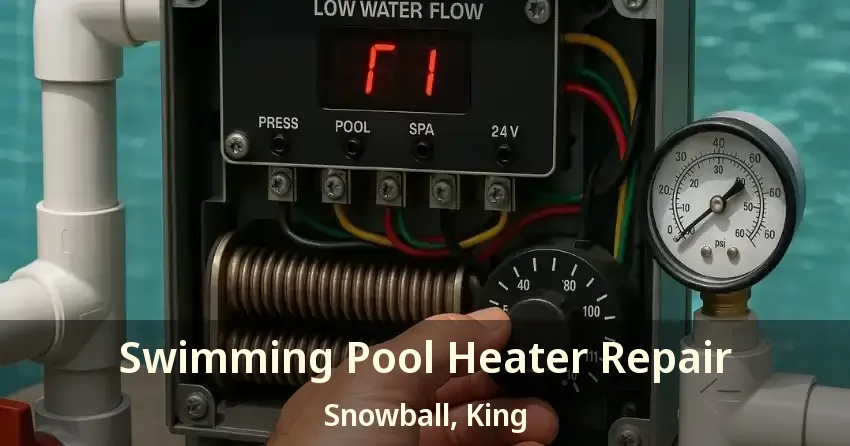 Swimming Pool Heater Repair Snowball, King - ON